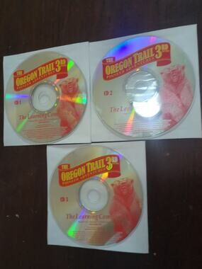Oregon Trail 3rd Edition: Pioneer Adventures PC CD-Rom Windows Mac Game 3 discs